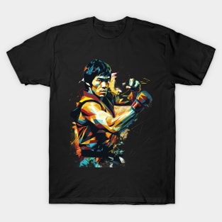 Bruce lee kung fu WPAP Art T-Shirt